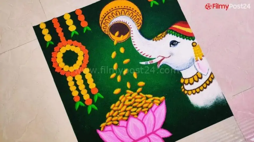 Dhanteras 2023 Rangoli Designs: Get Easy and Beautiful Rangoli Patterns To Add Colour to Your Celebrations on This Auspicious Day of New Beginnings (Watch Videos)