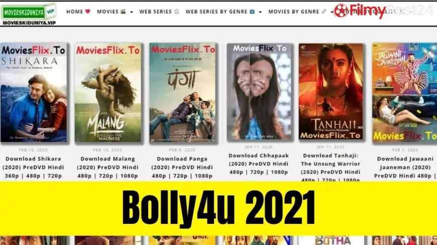 Bolly4u 2021 New Link Free HD Movies Download Bolly4u Movies Download